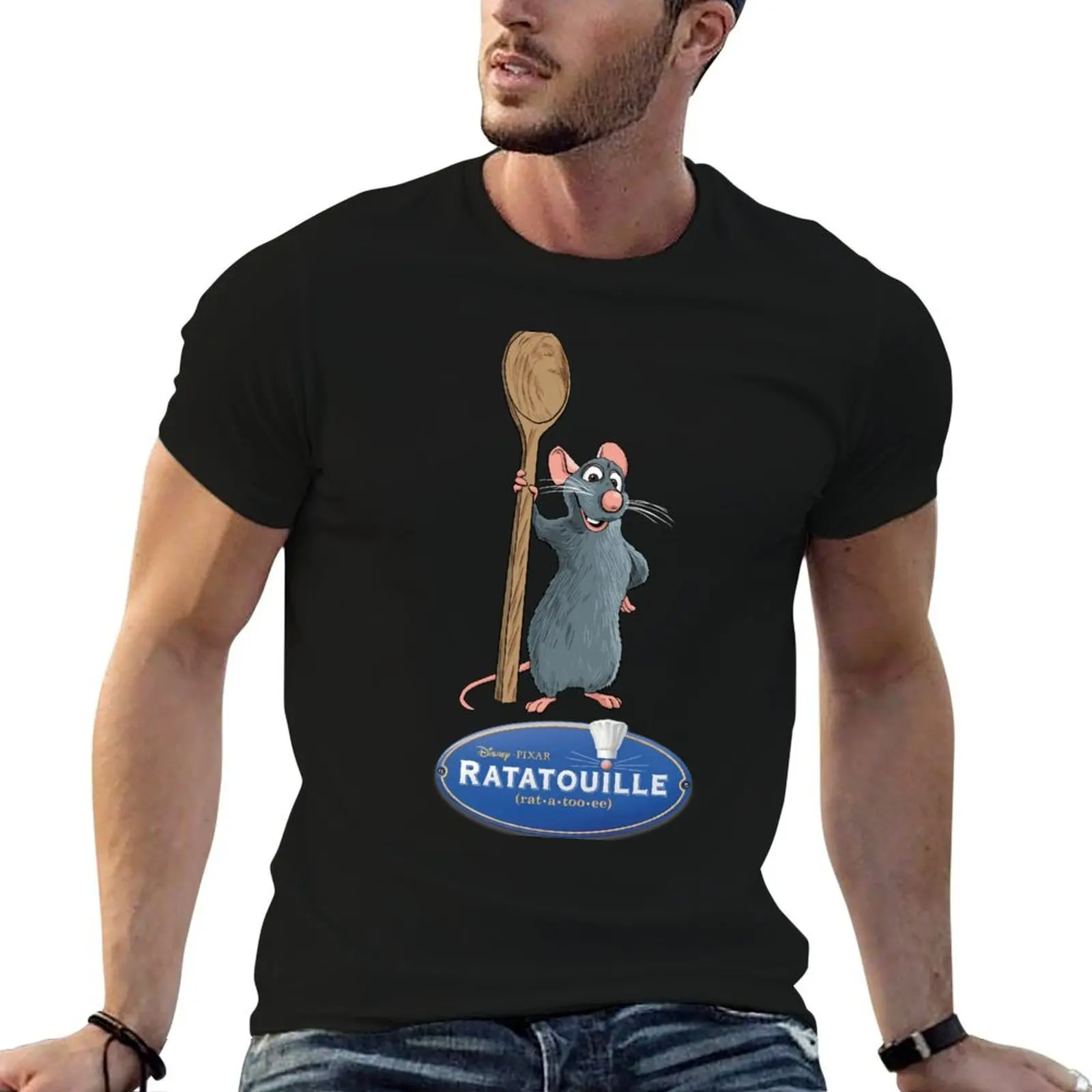 

Remy the Little Chef from Ratatouille T-Shirt cotton t shirt man mens graphic t shirts T-Shirt