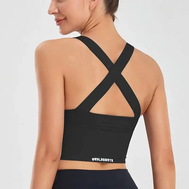 

Спортивный бюстгальтер BabYoung для женщин с большой грудью и высокой поддержкой S-5XL, нижнее белье Lady Fiess, майка для йоги, жилет больших размеров, рубашка для бега