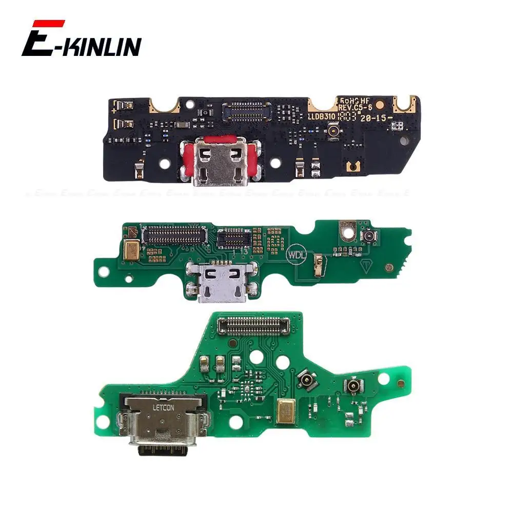 Power Charging Connector Plug Port Dock Board Flex Cable For Motorola Moto G5 G6 G7 G8 G9 Play Plus Power Lite