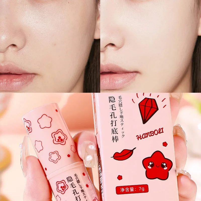 Onzichtbare Porie Crème Facial Prime Onzichtbare Porie Stok Isolatie Make-up Front Porie Basis Wijzigen Huidskleur Primer Cosmetische