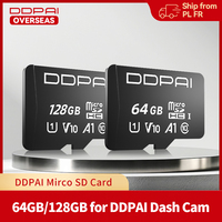 DDPAI  Mirco SD Card For DDPAI Dash Cam Car Camera Car DVR Adapters Class 10 64GB 128GB SD Card