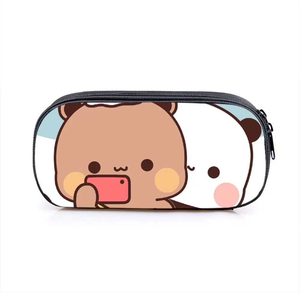 Printing Bubu Dudu Panda Bear Pencil Case No Fading Kawaii Panda Bubu Dudu Pen Pouch Large Capacity Funny