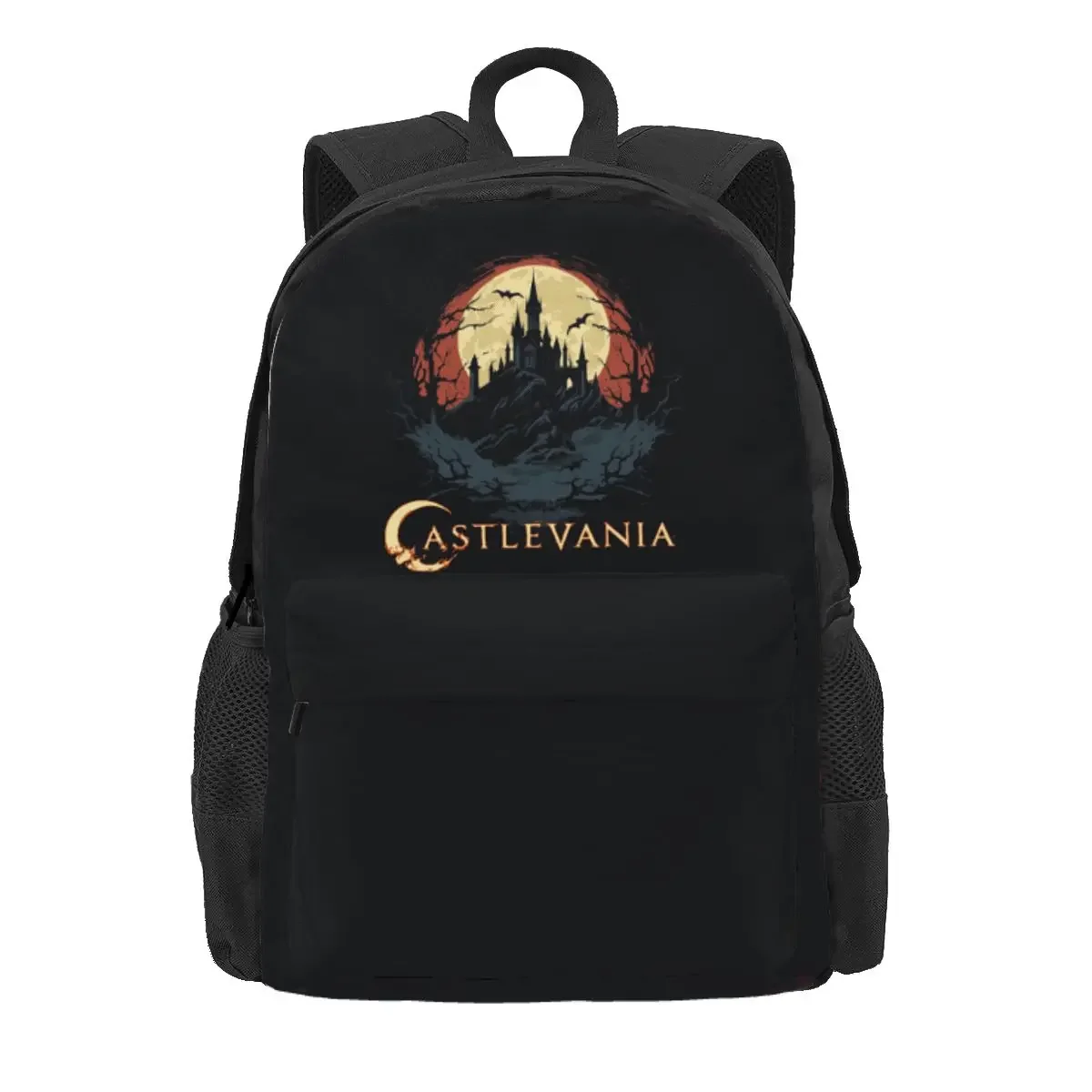 Castle Of Darkness Castlevania Backpack Daypack Large Capacity Boys Girls BookBag School Bag Shoulder Bags for Men Women