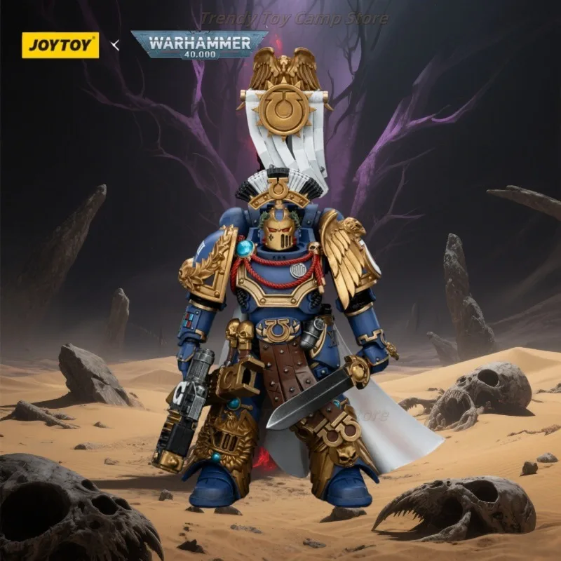 

【In Stock】JOYTOY Warhammer 40K 1/18 Action Figures Ultramarines Legion Praetor with Power Sword and Volkite Serpenta