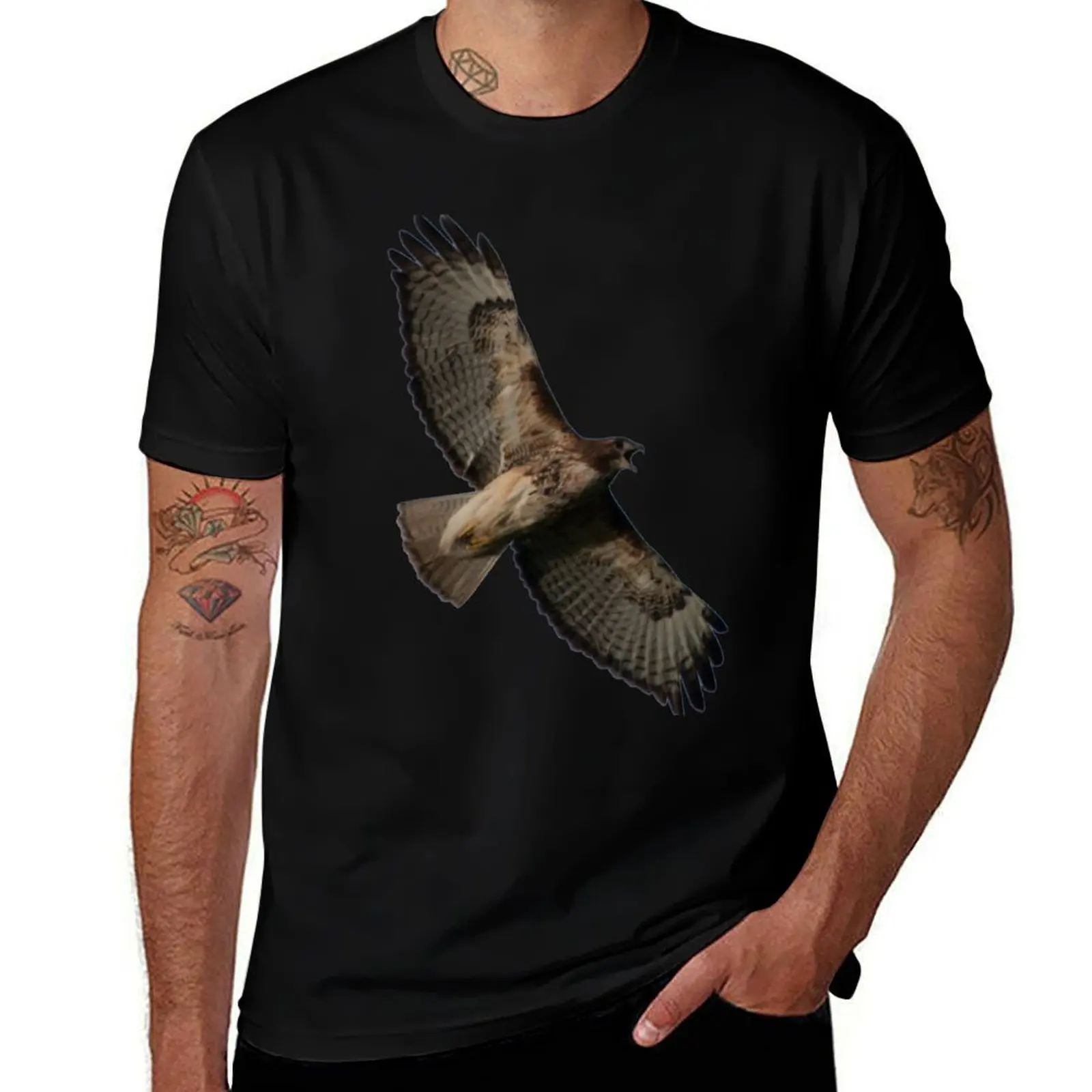 

Hawk Squawk! T-Shirt man t shirts cotton t shirts for man pack cotton T-Shirt
