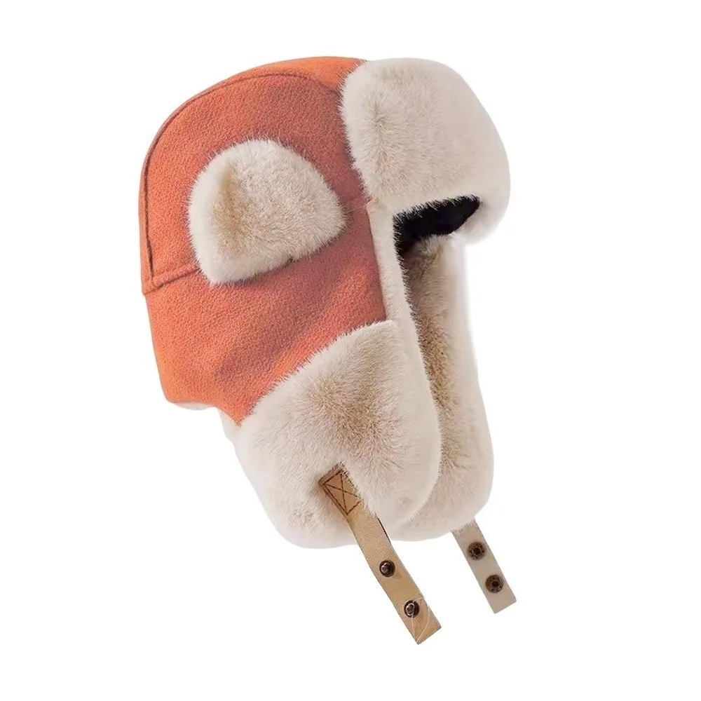 

Fashion Thickened Ear Protective Hat Windproof Fleece lining Earflap Hat Cold-proof Warm Winter Hat