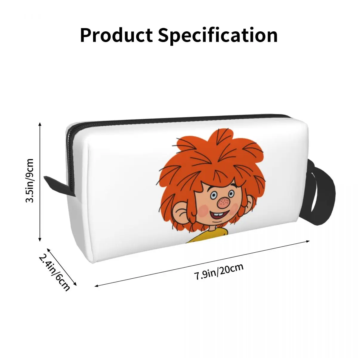 Pumuckl Makeup Bag Cosmetic Organizer Storage Dopp Kit for Women Beauty Travel Pencil Case
