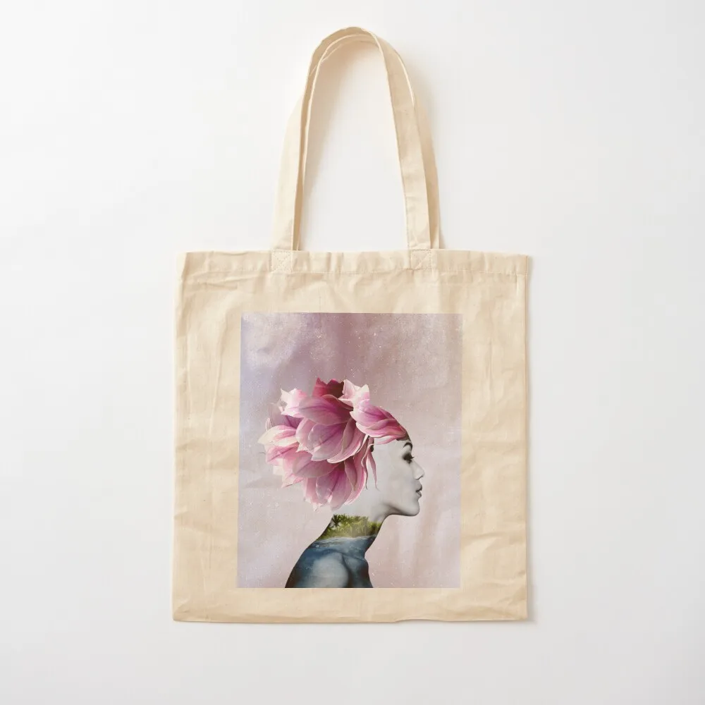 Surreal Digital Portrait Tote Bag Canvas tote bag bag for beach