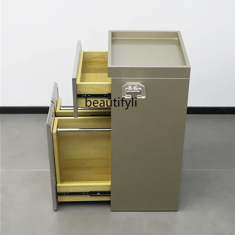 ss03 Barber Shop Tool Cabinet Hair Salon Hairdressing Tool Table Storage Box Dressing Table Chest of Drawer