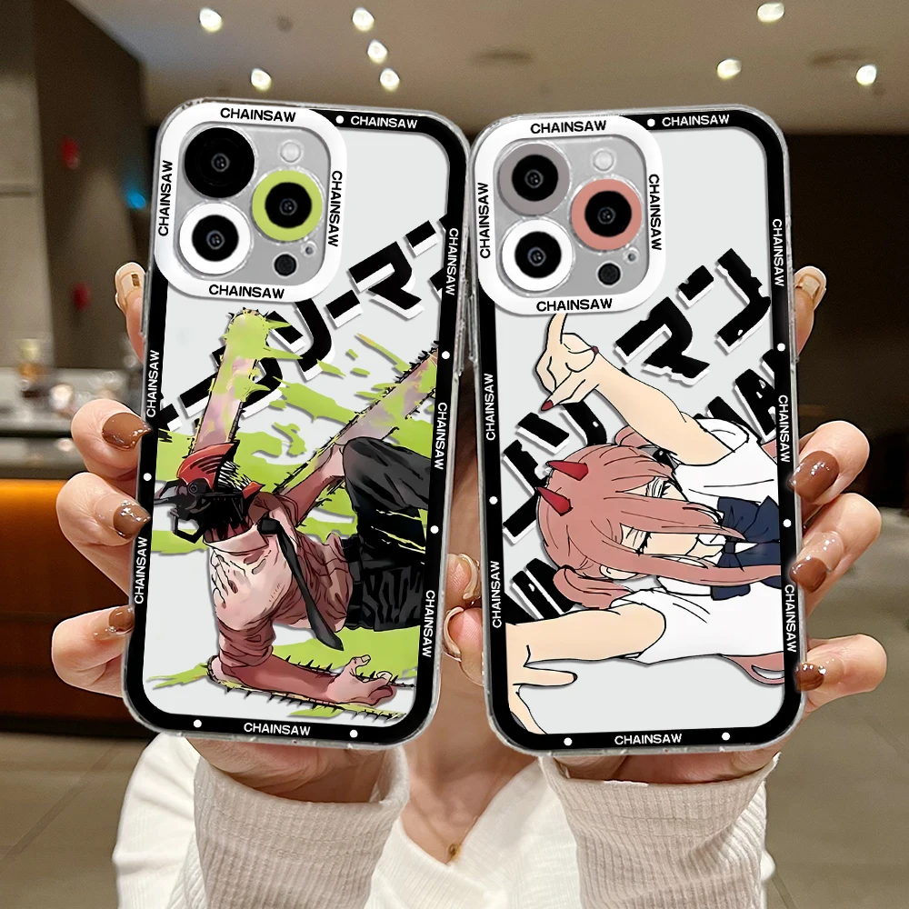 Anime Chainsaw Man Hayakawa Aki Phone Case For iPhone 15 14 13 12