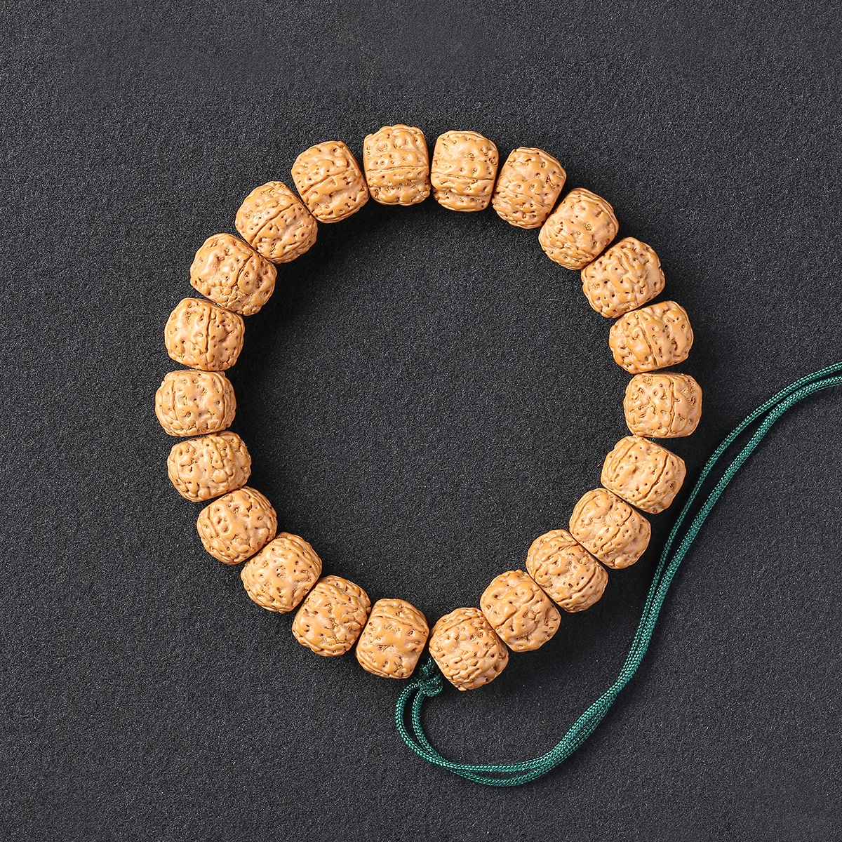 JD Natural Rudraksha Seed Protection Bracelet Adjustable Prayer Beads for Positive Energy & Good Luck Spiritual Meditation Gift view 6