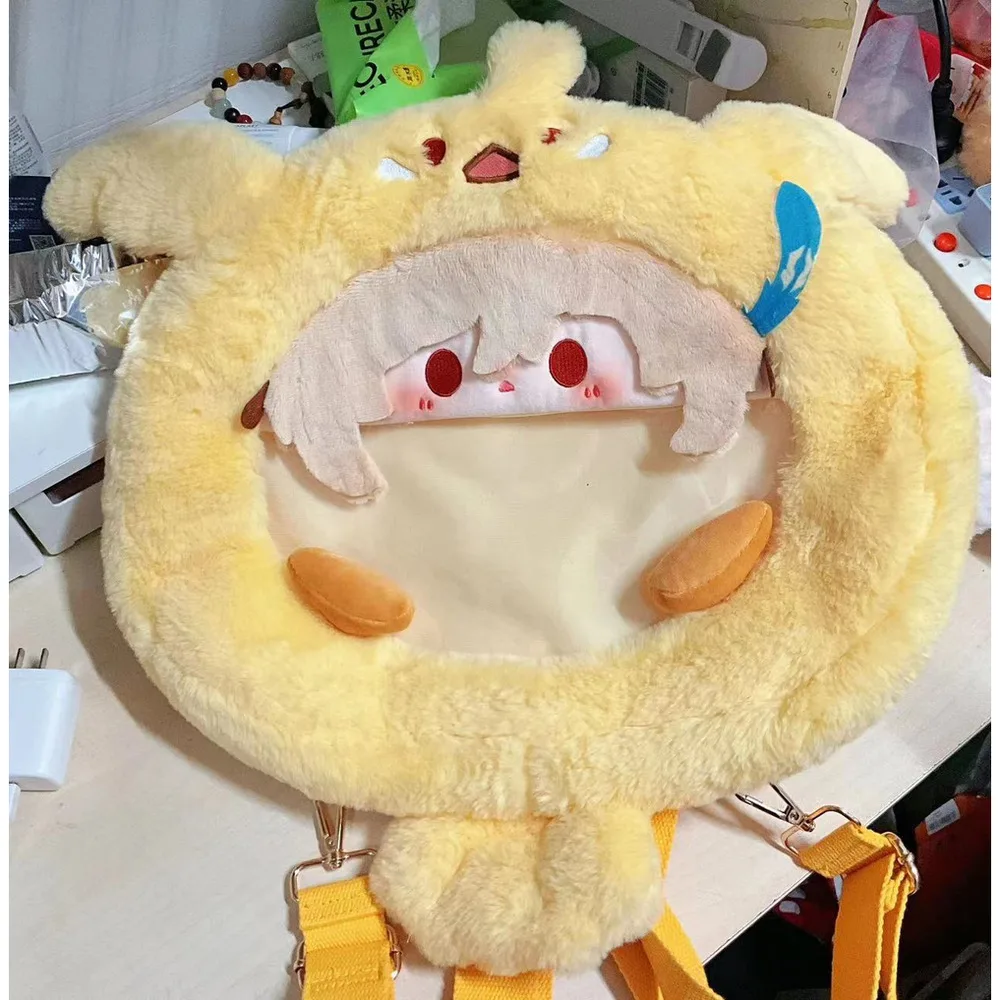 

Аниме Genshin Impact Kaveh косплей милый плюшевый Itabag прозрачный рюкзак Kawaii игра сумка на плечо студенческий подарок