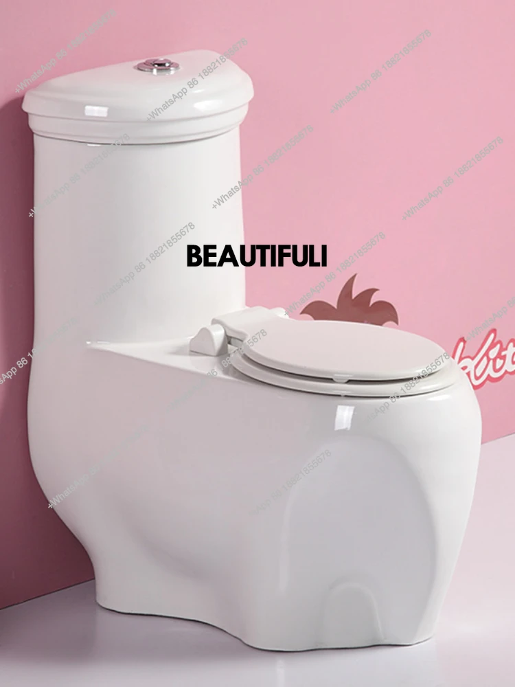 

Children's toilet ceramic small toilet children's special flush toilet color cartoon