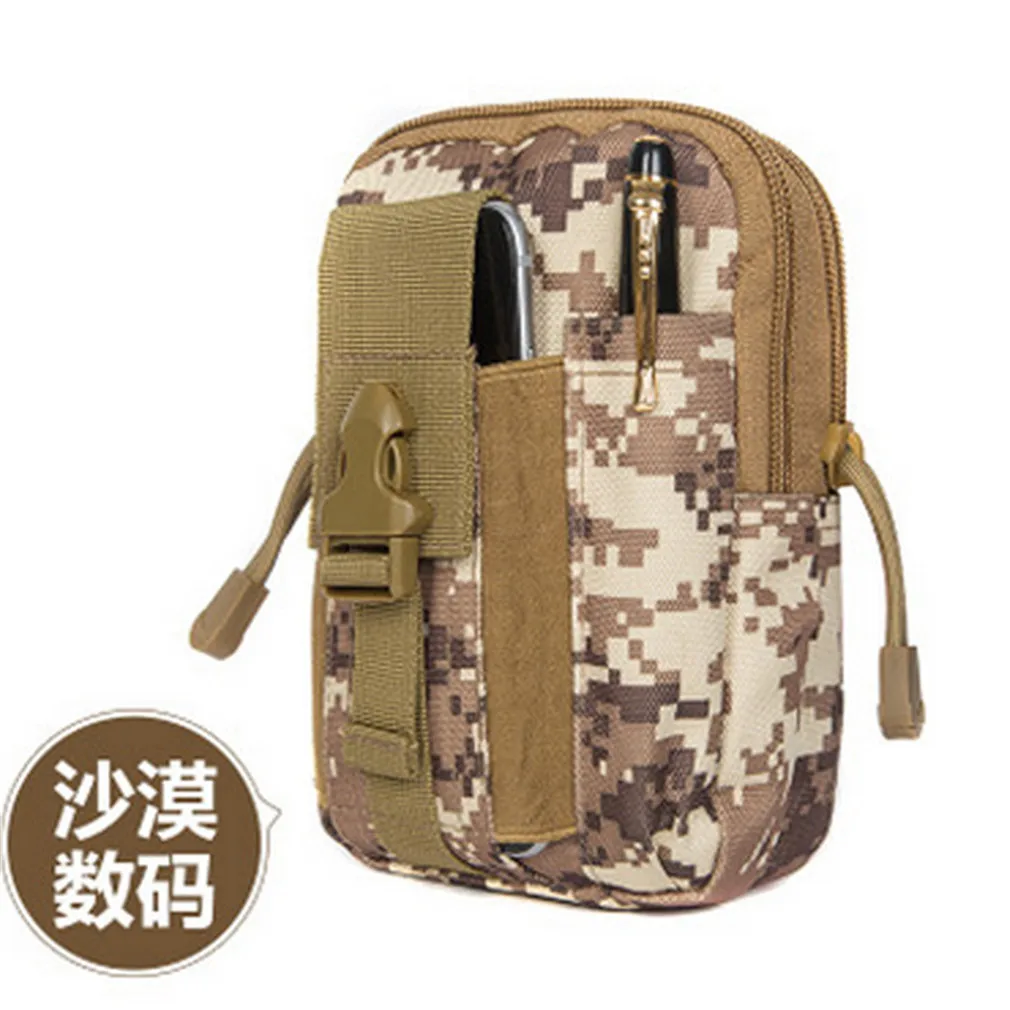 Molle Pouch Waist Bag Outdoor Men EDC Tool Bag Vest Pack Purse Mobile Phone Case Hunting Compact Bag Oxford