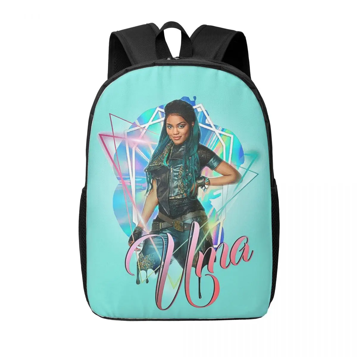 

Uma Princess - Descendants 3 Woman Backpacks Boys Girls Bookbag Students School Bags Portability Travel Rucksack Shoulder Bag