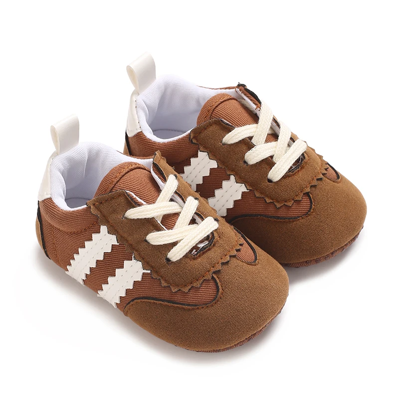 Hot Selling Baby Casual Sports Shoes Spring and Autumn Girls and Boys High Quality PVC Sole Anti Slip Prewalker Shoes