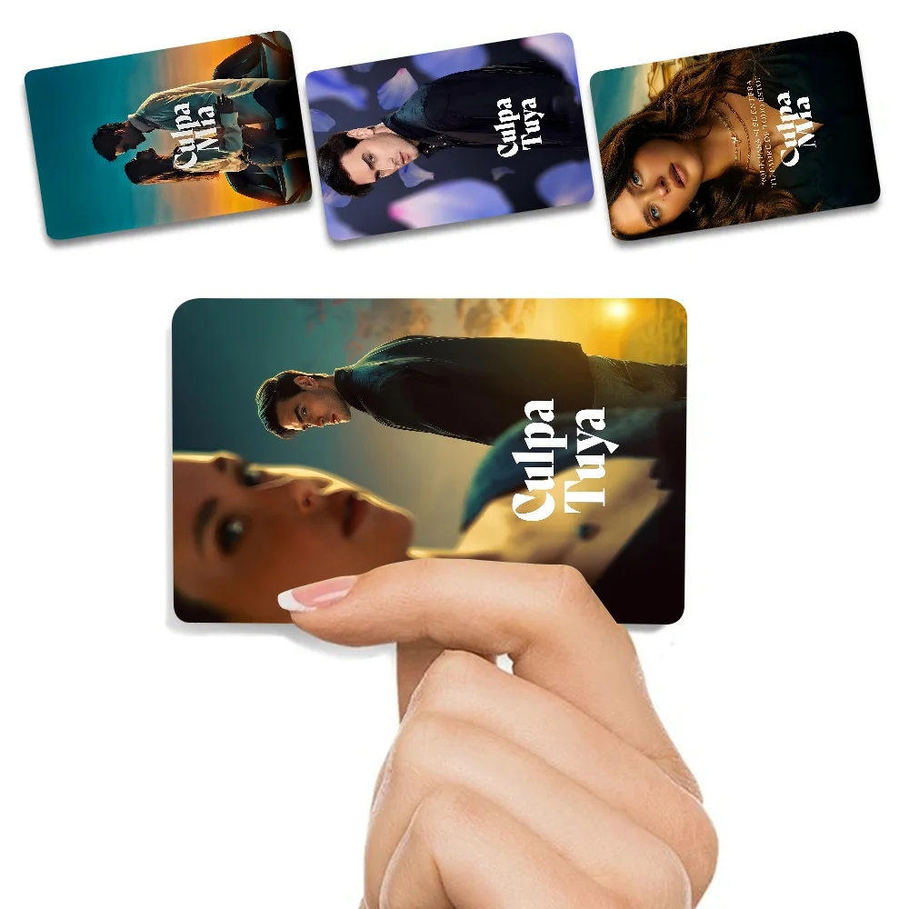 Película adhesiva de dibujos animados de My Fault Culpa Mia, piel para tarjeta de crédito, tarjeta de autobús bancaria de débito