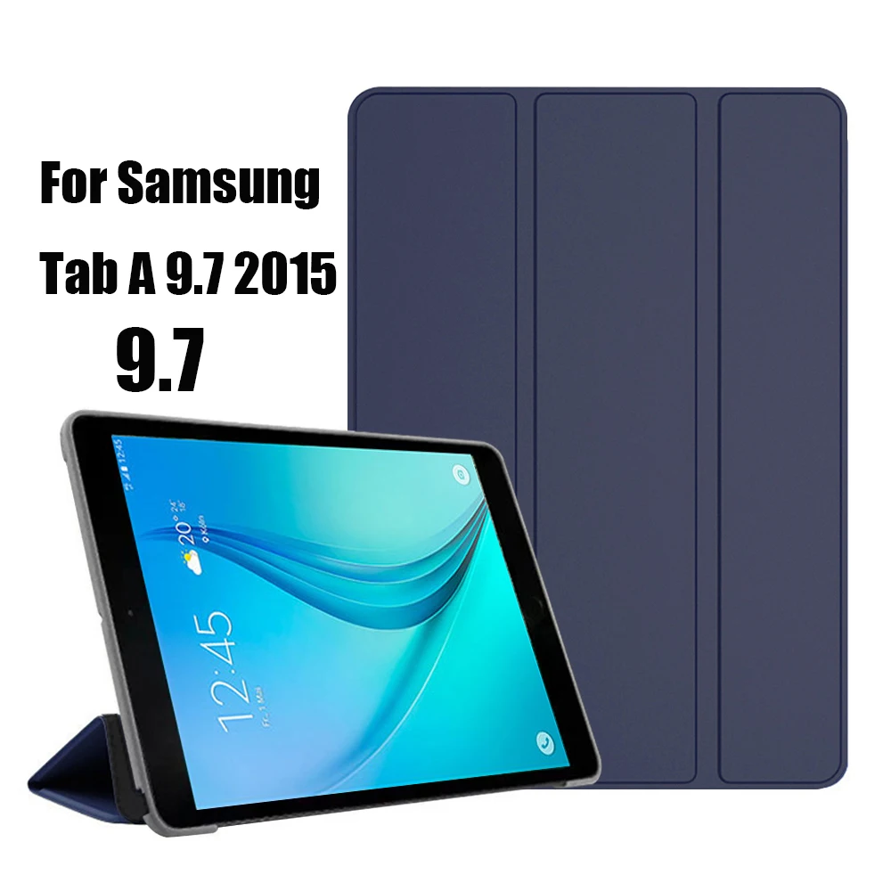 Tablet Case for Samsung Galaxy Tab A 9.7 2015 T550 T555 SM-T550 SM-T555 Cover Case PU Leather Tablet Funda For Tab A 9.7 inch