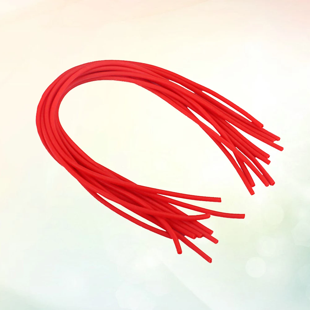 

10pcs Yangqin Tube For Chinese Dulcimer Bamboo Hammers Professional Rubber Parts Durable Sound Accessories Instrument Components