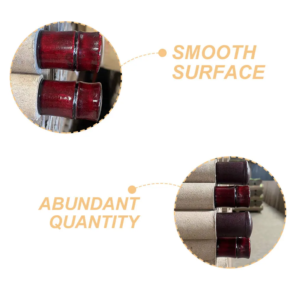 

50pcs Bamboo Joint Head Solid Wood Calligraphy Scroll Joint For Painting Drawing Paper Chinese Art Supply Home Decor