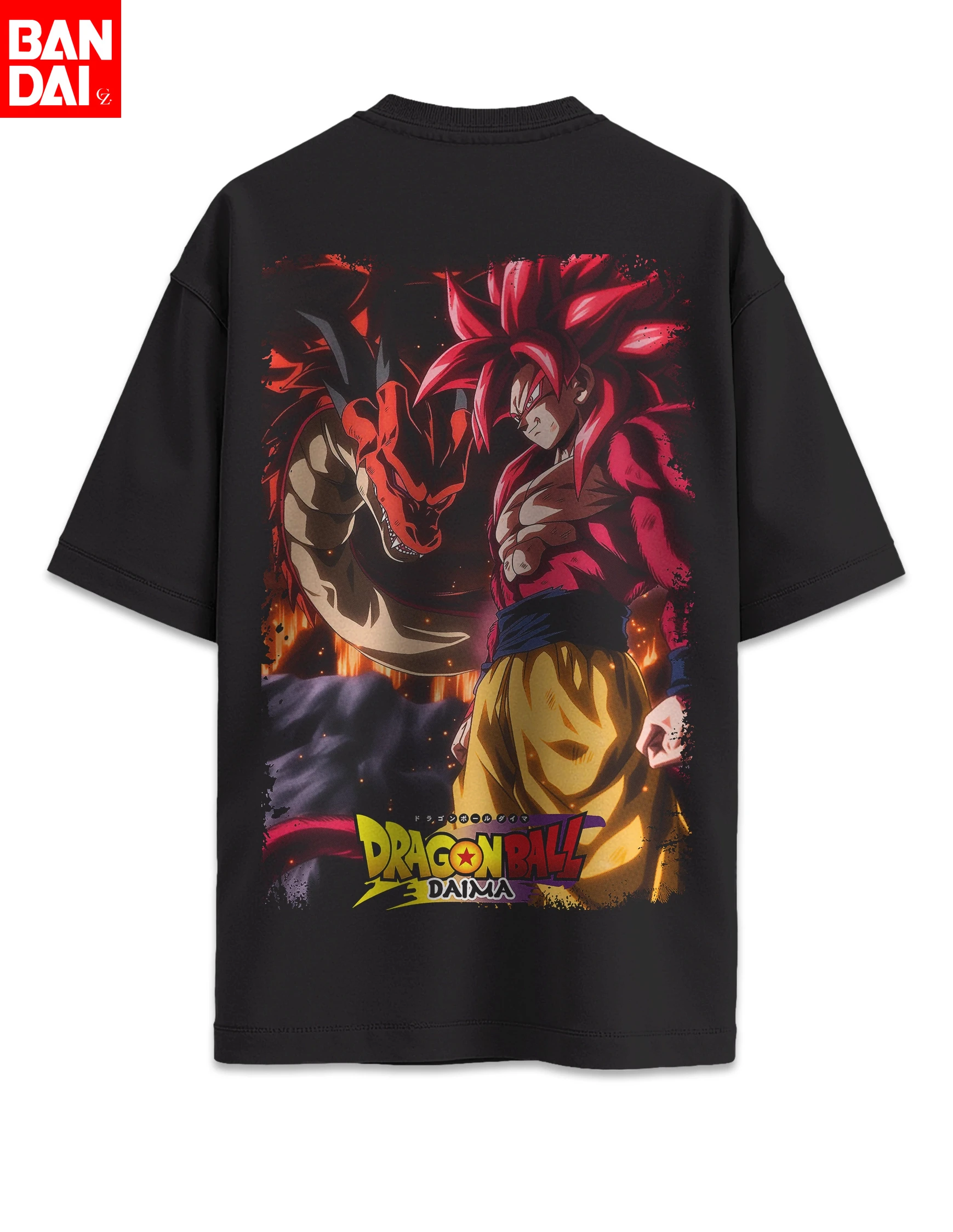 Summer Clothing Ego - ドラゴンボール超ベジータウルトラエゴフォームヴィンテージウォッシュオーバーサイズTシャツ2026夏メンズコットンストリートウェアアニメグラフィックTシャツ