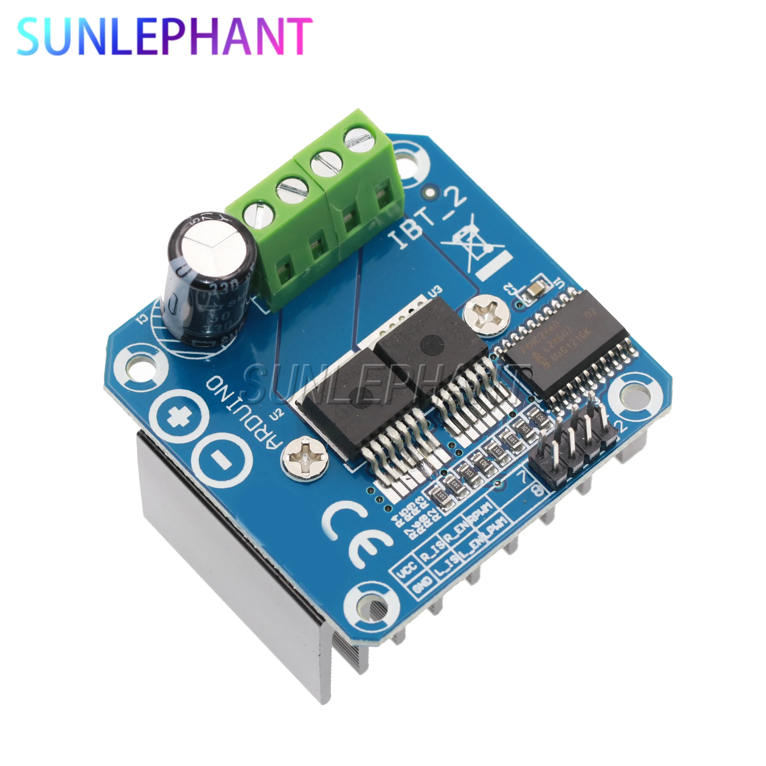 DIY Smart Car Motor Driver: BTS7960 Dual H-Bridge with Current Diagnostic for High-Power Applications