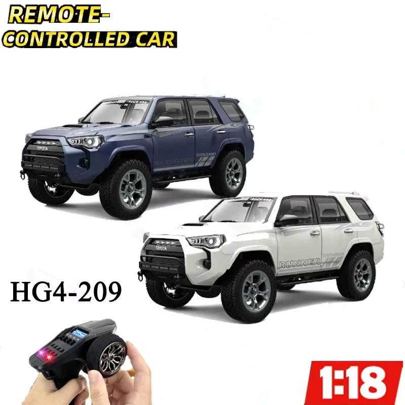 

JJRC HG4-209 RC Гусеничный 2,4G 1/18 RC Автомобиль Светодиодный свет Имитация звука Внедорожный альпинистский грузовик RTR Полные пропорциональные модели игрушек