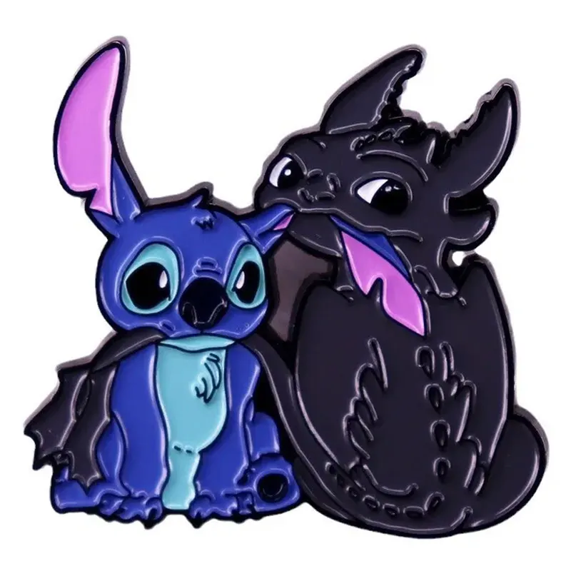 Animation Lilo & Stitch Stitch Enamel Pins Cute Koala Metal Brooch Badge Fashion Jewellery Clothes Hat Backpack Accessory Gifts