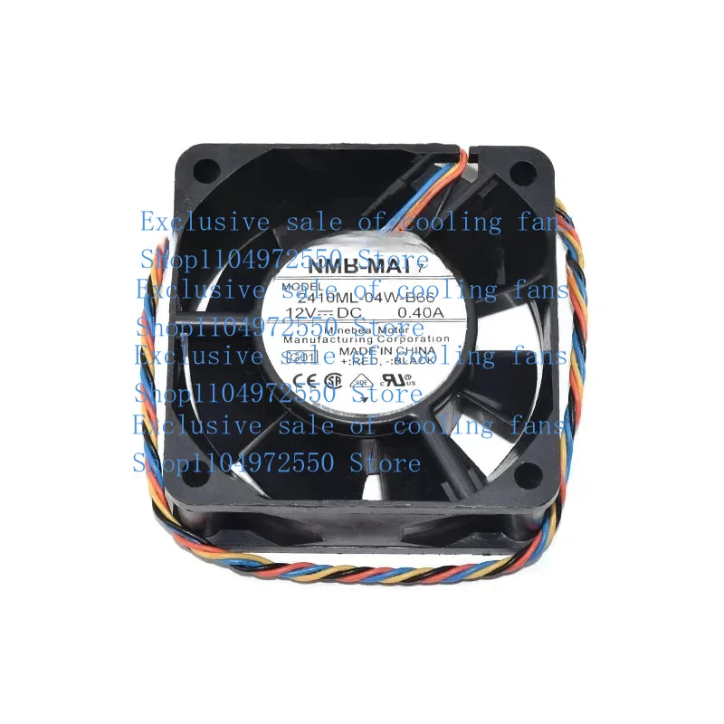 Для NMB-MAT 2410ML-04W-B66 DC12V 0.4A четырехлинейный охлаждающий вентилятор Для NMB-MAT 2410ML-04W-B66 DC12V 0.4A четырехлинейный охлаждающий вентилятор