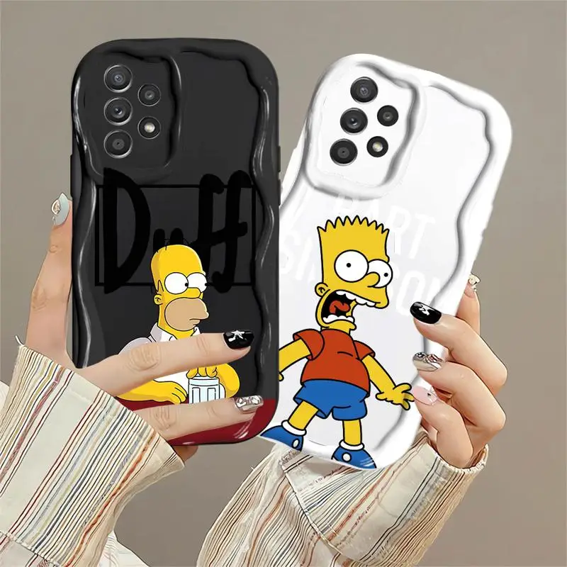 Case for Samsung Galaxy A54 A14 A52 A12 A53 A34 A71 A13 A50 A32 A21s A23 A51 A33 Funda Back Phone Cover Disney Homer Simpsons