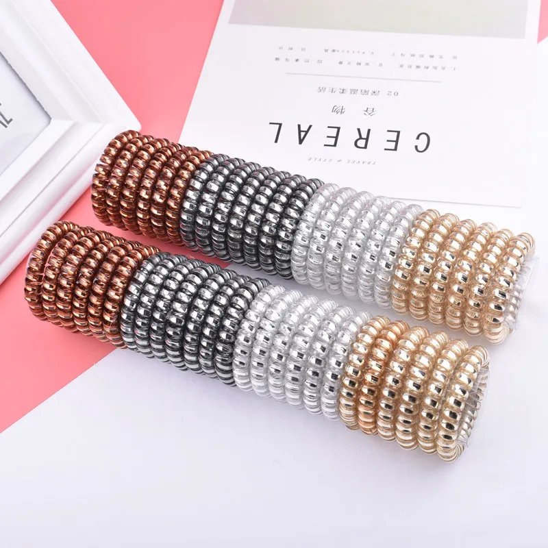 10pcs Hair Accessories for Women Hair Ring Rope Traceless Girls Gum Springs Elastic Hairbands Headdress Hair Ties Rubber Bands