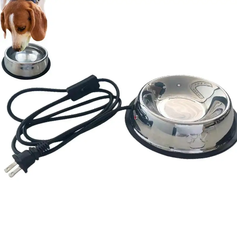 Outdoor Thermal Bowl For Dog Outdoor Thermal Bowl Durable Heated Dog Bowl With Temperature Control For Cats Dogs Rabbits And