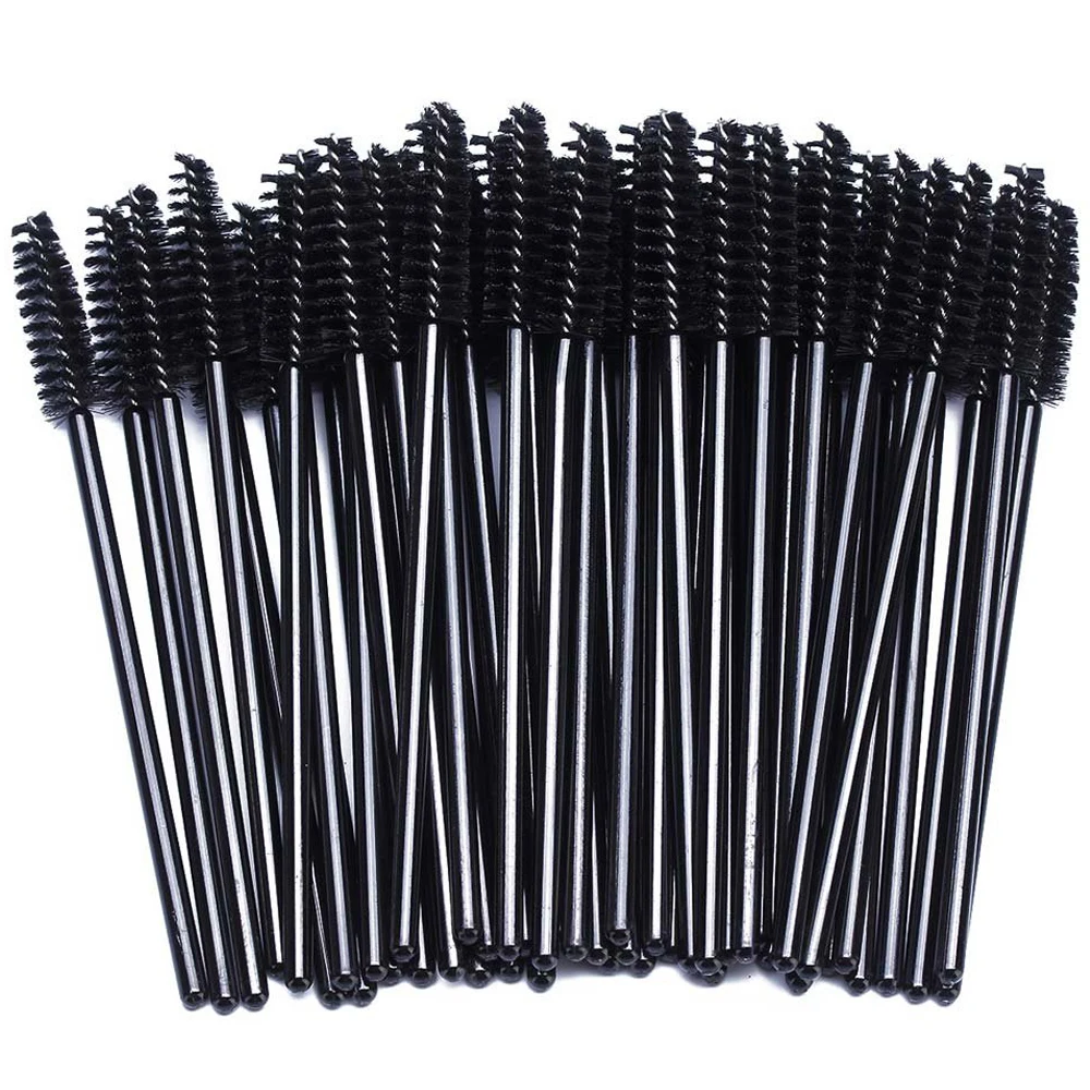 Descartável Mascara Wand para Cílios Extensão, Escovas de sobrancelha, Spoolies Aplicador, Eye Lashes, Pincéis de maquiagem, Cosmetic Tool, 50Pcs