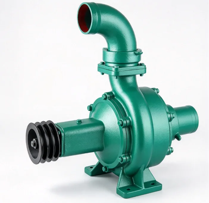 High Pressure Centrifugal Water Pump Diesel Engine Irrigation Double Impeller Large Flow Head Farm Agricultural Drainage System
