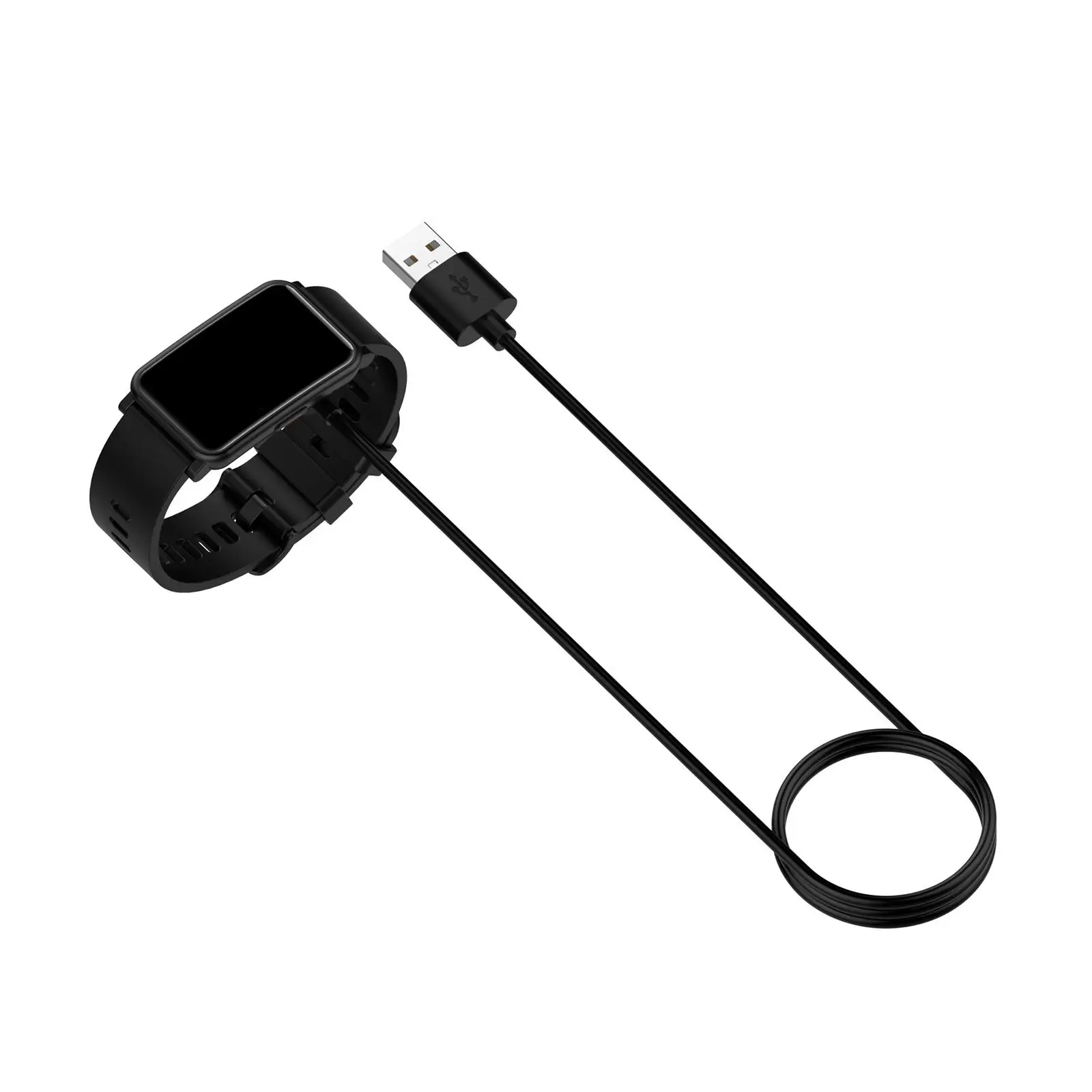 2-4pack Watch Charger Compatible with Huawei Watch Fit USB Charging Cable black