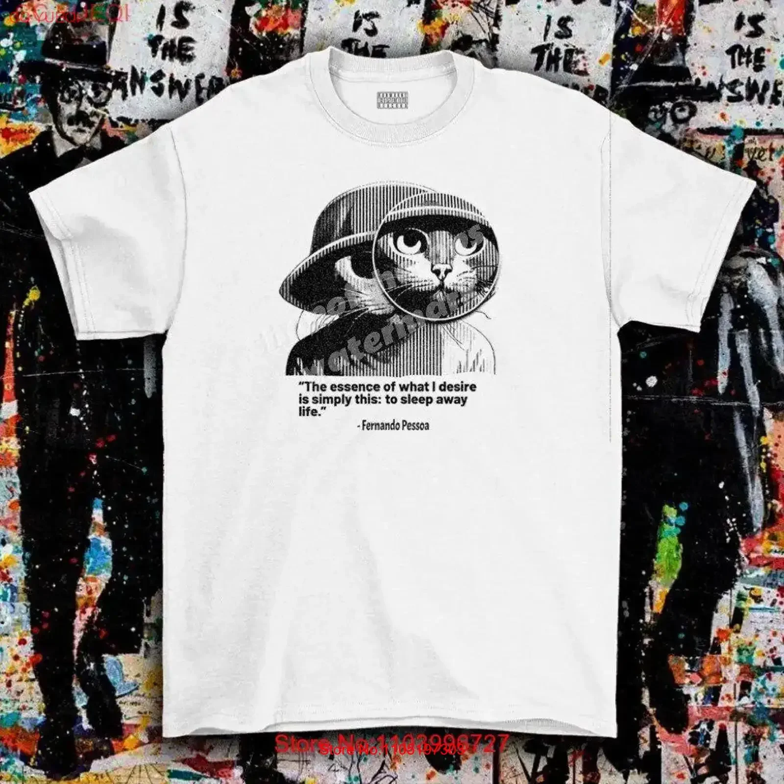 

Футболка с цитатами Fernando Pessoa, философская цитата, мудрость, книжные черви, винтажная стираная удобная дышащая дизайнерская одежда