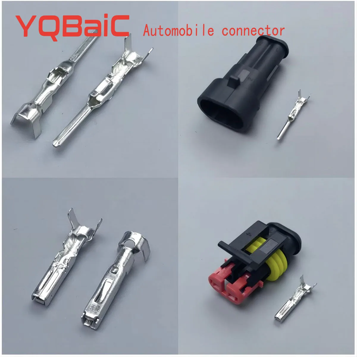 50Pcs 1.5mm Male Female Auto Crimping Wire Terminal With Pin Removal Tool For VW Tyco AMP Boschs FCI Deutsch