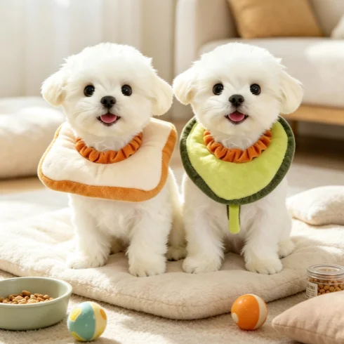 Soft Cotton Elizabethan Neck Ring Toast Avocado Pet Cone Light Post Surgery Collar For Cats Puppies Recovery Protection
