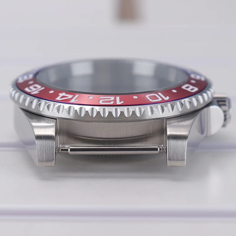 40mm NH35 Gehäuse Edelstahl Saphirglas für NH35 NH36 NH34 ETA 2824 Miyota 8215 Uhrwerk YACHT-MASTER Uhrengehäuse Mod 20ATM – Detail 10