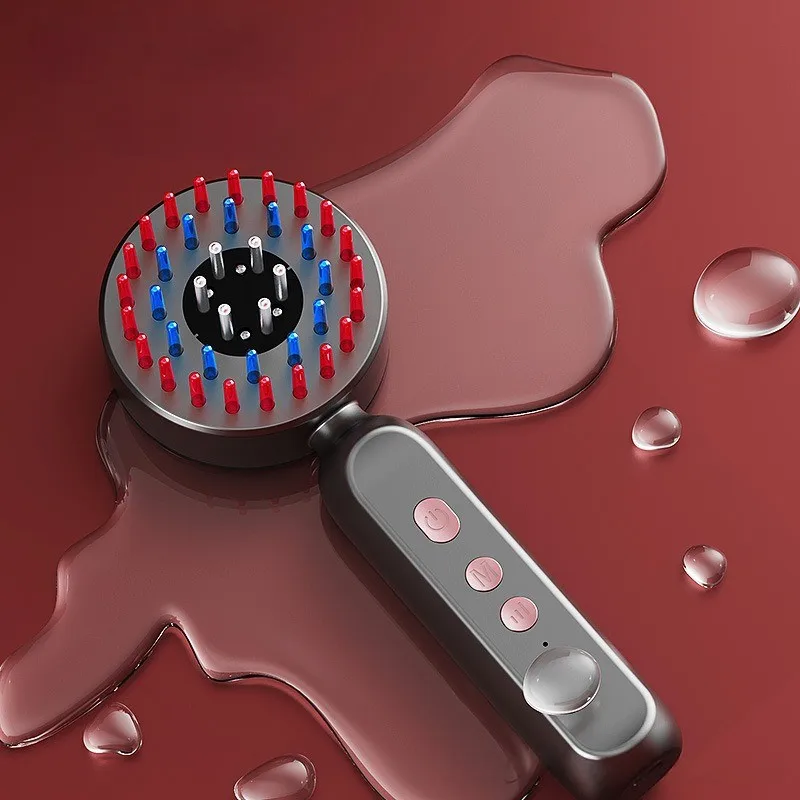 

【CODE】Red Light Therapy& Kneading Functional For Hair Care Device-Scalp Massage Comb For Hair Growth