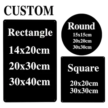 10 best sales Targa metallica personalizzata - №1