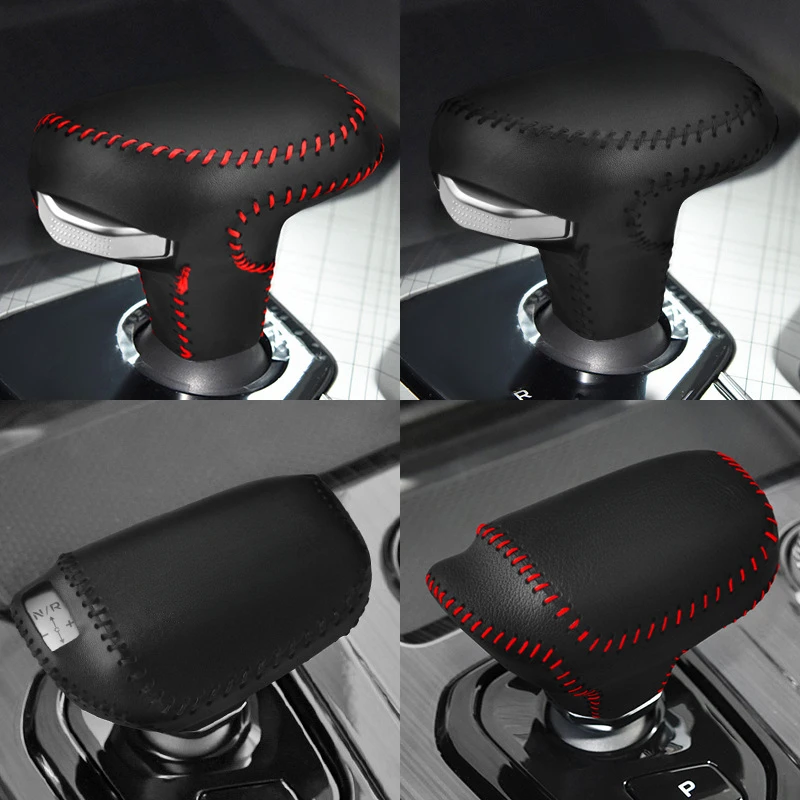 

Compatible with Geely22Gear Shift Knob Cover Gear Lever Protector Handle Leather Case Shifter