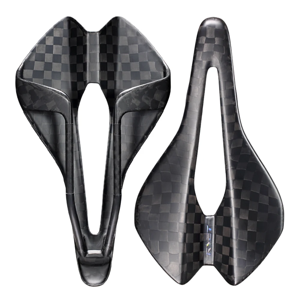 AliExpress RYET 72g Lightest Carbon Fiber Bike Saddle Hollow Shock Absorbing 12K Design Breathable Rainproof for Road Bicycle MTB Gravel