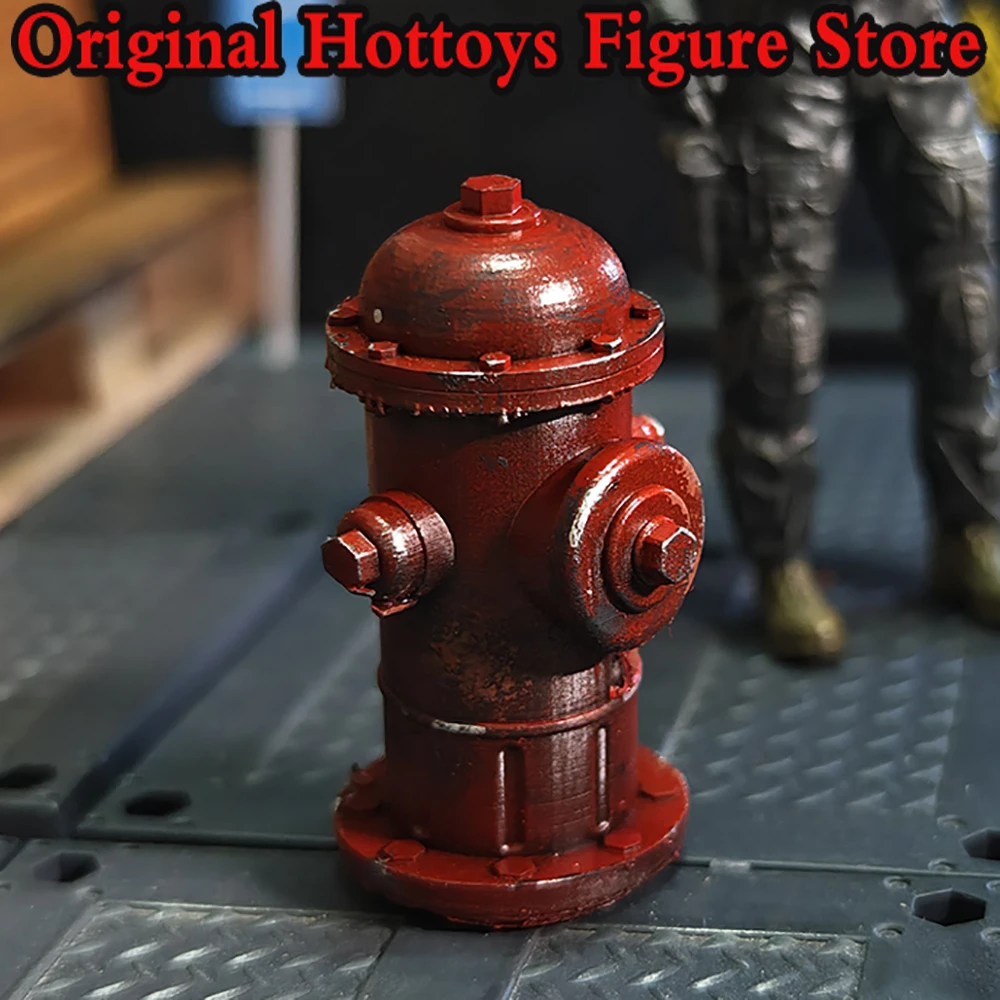 In Stock 1/18 Scale Soldier Red Fire Hydrant Model Ornament Game Building Scene Props Fit 3.75-inches Action Figure Doll