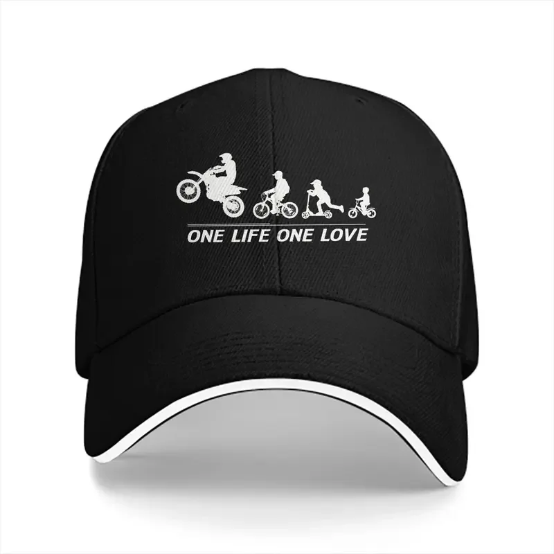 

Y2K Life One Love Moto Dirt Bike Motocross Motor Sport Baseball Cap Men Hats Women Visor Cycling Snapback Caps