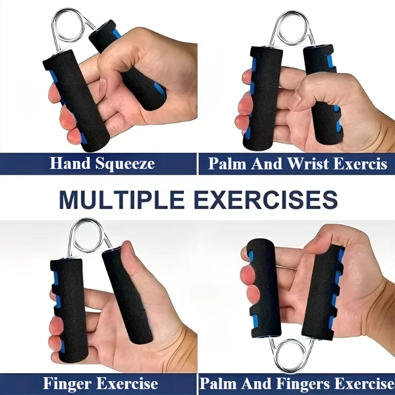 Type A Sponge Grip Spring Hand Finger Strength Trainer Power Exerciser Forearm Strengthener Carpal Expander Sport Muscle Wrist image 5