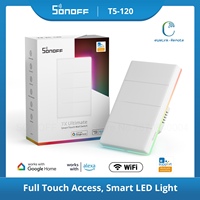 SONOFF TX Ultimate T5 120 WiFi Smart Wall Switch 1/2/3/4CH  3CH Support Curtain Motor Mode Via  Alexa Google Alice Smartthings