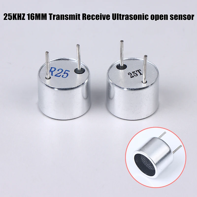 5/10Pcs 25KHZ 16MM Transmit Receive Ultrasonic Open Sensor TCT25-16T/R Split Type Probe Ultrasonic Drive Dog Device Parts