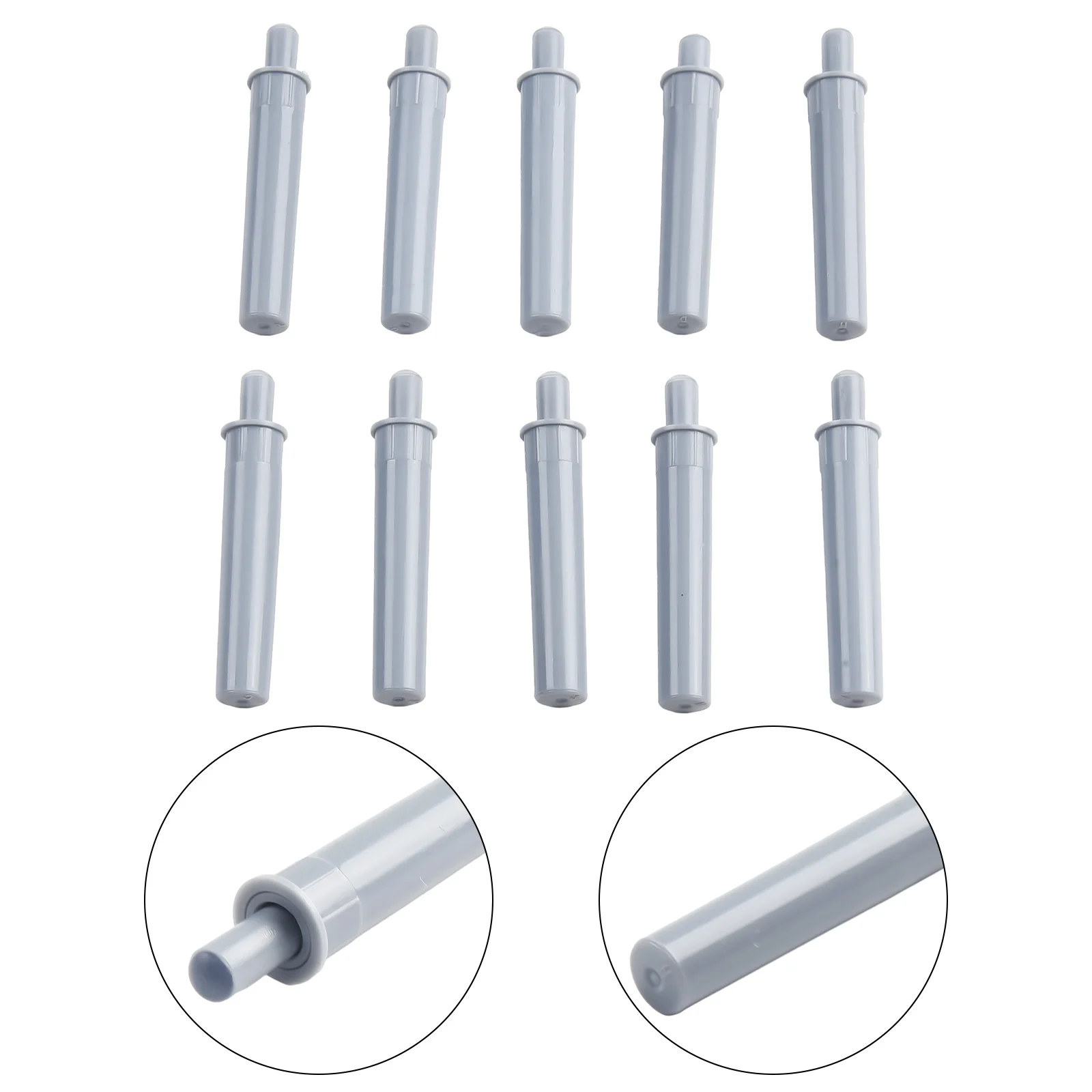 Buffers Dampers Buffer Catch Drawer Damper Drawers White 10pcs Cabinet Door Stop Cabinet Hinges Cupboard Push To Open