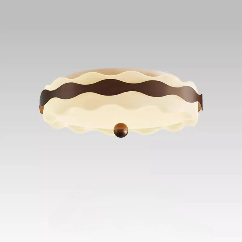 Denmark Iron Art LED Ceiling Lights Minimalist Cream Style Eye Protection Children's Room Study Master Bedroom Homestay Kitchen